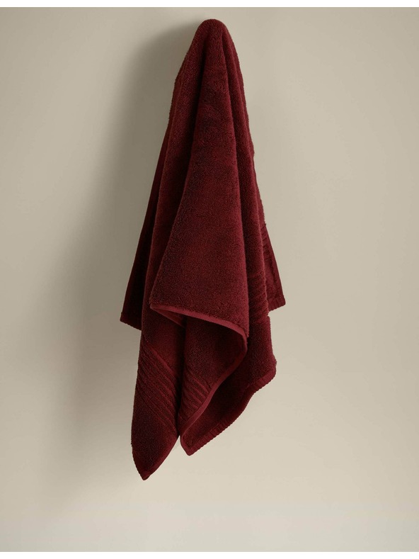 Marks & Spencer Луксозна хавлия от египетски памук Marks & Spencer червена
