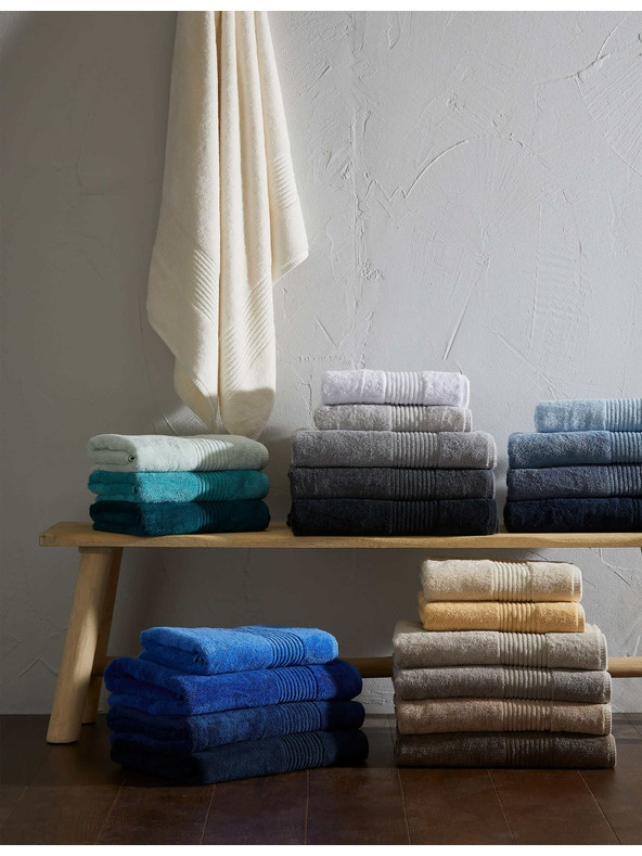 Marks & Spencer Луксозна хавлия от египетски памук Marks & Spencer тъмносиня