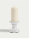 Marks & Spencer Керамичен свещник Marks & Spencer бяла