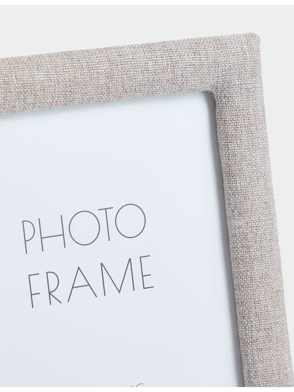 Marks & Spencer Текстилна фото рамка 10 x 15 см Marks & Spencer сива