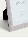 Marks & Spencer Текстилна фото рамка 10 x 15 см Marks & Spencer сива