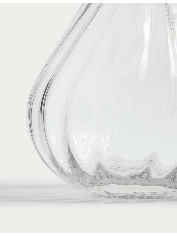 Marks & Spencer Стъклена ваза с букет Marks & Spencer бежова