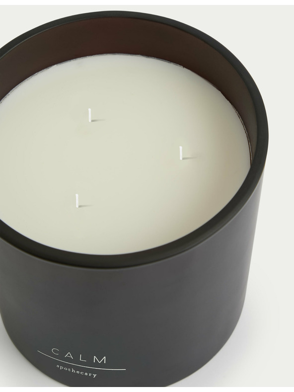 Marks & Spencer Успокояваща свещ с 3 фитила Marks & Spencer жълта