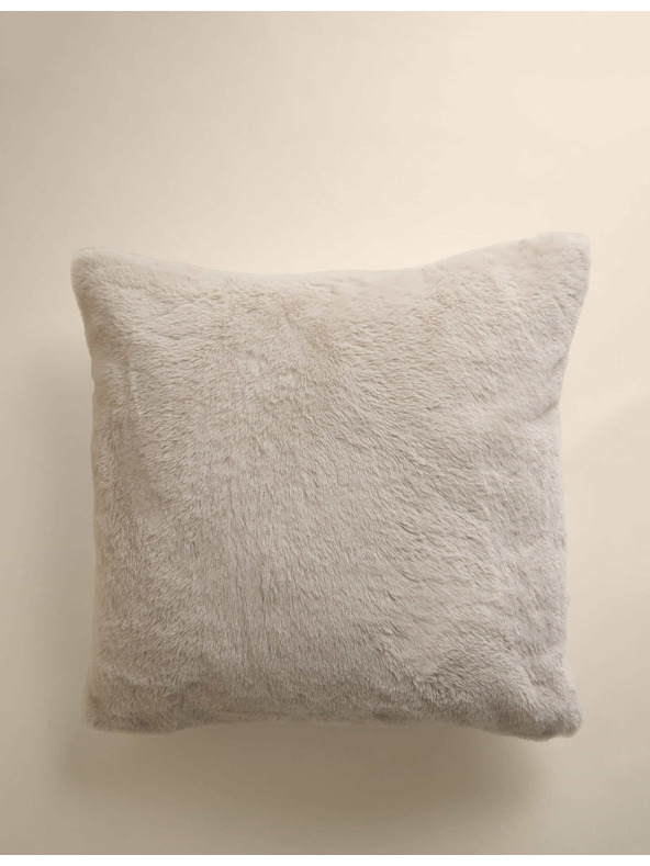 Marks & Spencer Изключително мека възглавничка от изкуствена кожа Marks & Spencer екрю