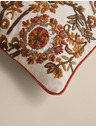 Marks & Spencer Възглавница от чиста памучна материя с цветна бродерия Marks & Spencer екрю