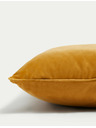 Marks & Spencer Кадифена възглавничка с кант Marks & Spencer жълта