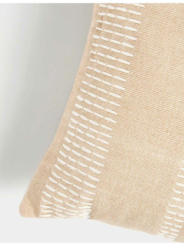 Marks & Spencer Възглавница с бродерия, от чист памук Marks & Spencer сметанова