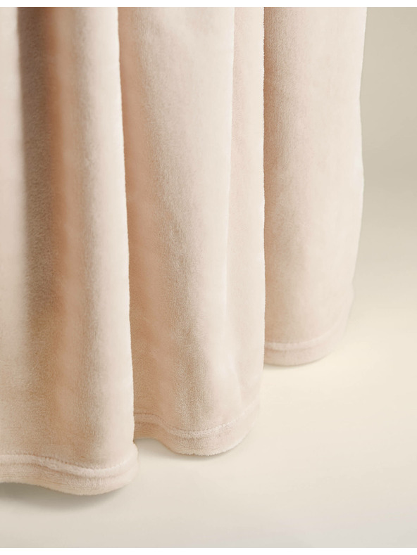 Marks & Spencer Полар плед Marks & Spencer сметанова