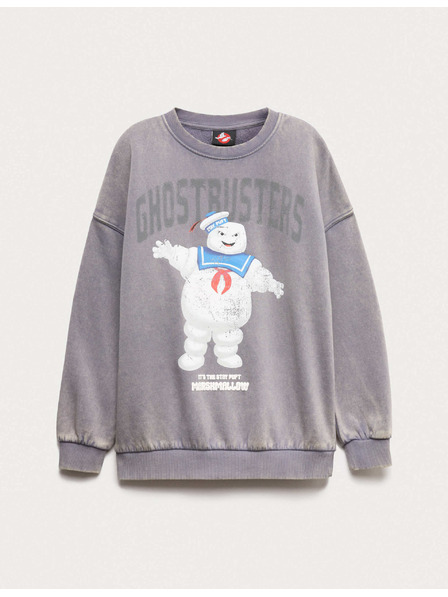 Marks & Spencer Суитшърт с Ghostbuster принт (6-16 години) Marks & Spencer сива