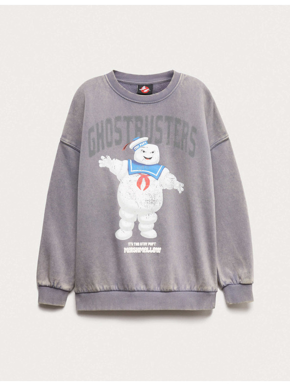 Marks & Spencer Суитшърт с Ghostbuster принт (6-16 години) Marks & Spencer сива
