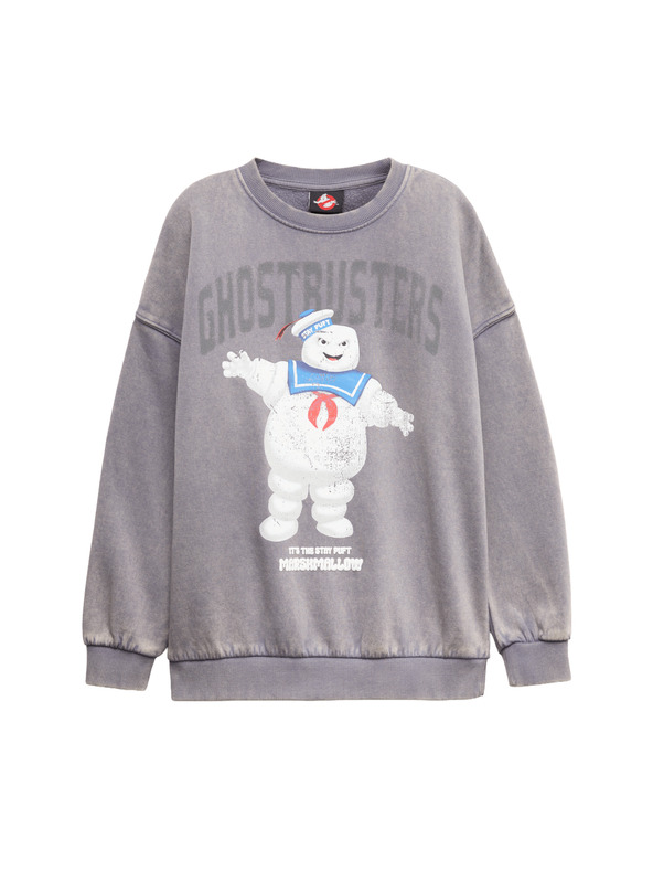 Marks & Spencer Суитшърт с Ghostbuster принт (6-16 години) Marks & Spencer сива