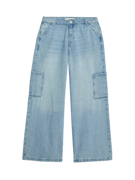 Marks & Spencer Карго дънки с широки крачоли (6–16 години) Marks & Spencer тъмносиня