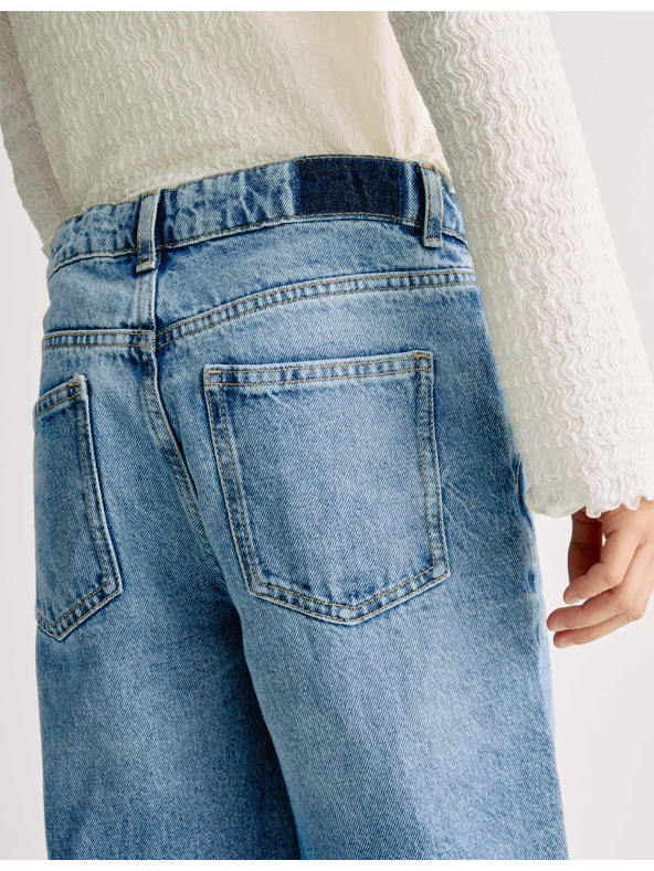 Marks & Spencer Дънки с широки крачоли (6-16 години) Marks & Spencer тъмносиньо