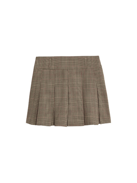 Marks & Spencer Мини каирена плисирана пола (6-16 години) Marks & Spencer многоцветна