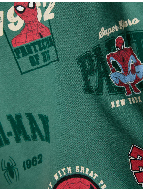 Marks & Spencer Пижама Spider-Man™ от чист памук (1–6 години) Marks & Spencer зелен