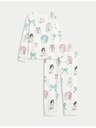 Marks & Spencer Пижама от чист памук Disney Princess™ (2-8 години) Marks & Spencer кремав