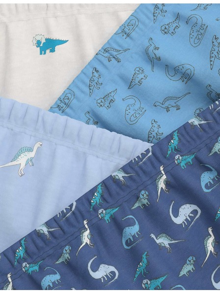 Marks & Spencer Бикини от чист памук с мотив динозаври, 7 бр. в опаковка (2–8 години) Marks & Spencer многоцветна