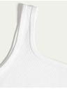 Marks & Spencer Безшевни скъсени топове с ръб и кръгло деколте (6–16 години), 2 бр. Marks & Spencer бяла