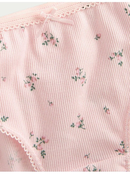 Marks & Spencer Цветни бикини от памук със стреч, 7 бр. в опаковка (2–12 години) Marks & Spencer многоцветна