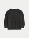 Marks & Spencer Тъкан суитшърт с висок дял памук (2-8 години) Marks & Spencer сива