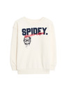 Marks & Spencer Суитшърт Spider-Man™ с високо съдържание на памук (2–8 години) Marks & Spencer сметанова