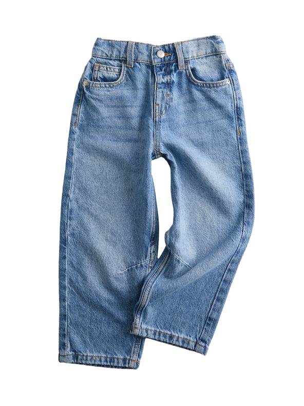 Marks & Spencer Дънки с разкроени крачоли (2–10 години) Marks & Spencer морскосиньо