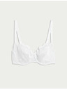 Marks & Spencer Балконет сутиен Jasmine с банели и дантела, размер A–E Marks & Spencer бял