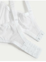 Marks & Spencer Балконет сутиен Jasmine с банели и дантела, размер A–E Marks & Spencer бял