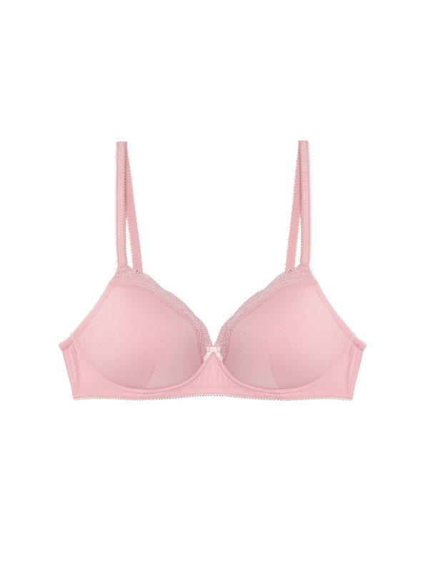 Marks & Spencer Дантелен сутиен Jasmine, пълна чашка, без банели (A–E) Marks & Spencer розов
