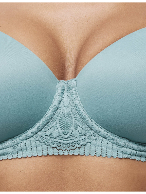 Marks & Spencer Гладък сутиен Body Soft™ с банели и пълни чашки, размер A–E Marks & Spencer зелен