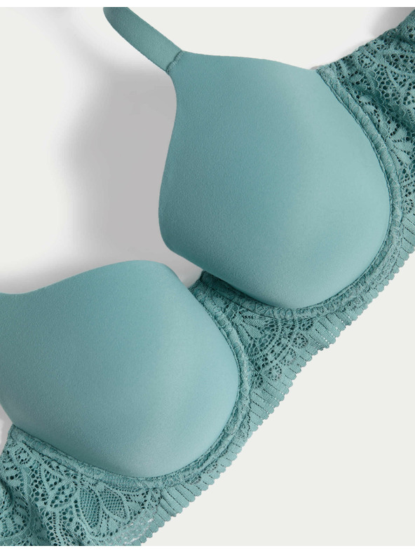 Marks & Spencer Гладък сутиен Body Soft™ с банели и пълни чашки, размер A–E Marks & Spencer зелен