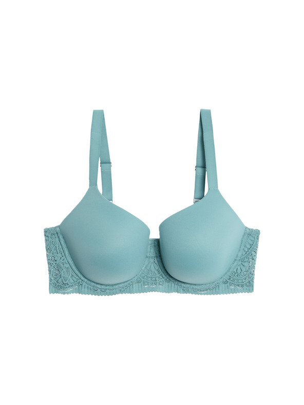 Marks & Spencer Гладък сутиен Body Soft™ с банели и пълни чашки, размер A–E Marks & Spencer зелен