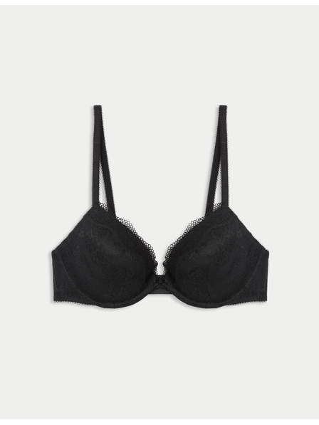 Marks & Spencer Деколте сутиен с банели и дантела, размер A–E Marks & Spencer черен