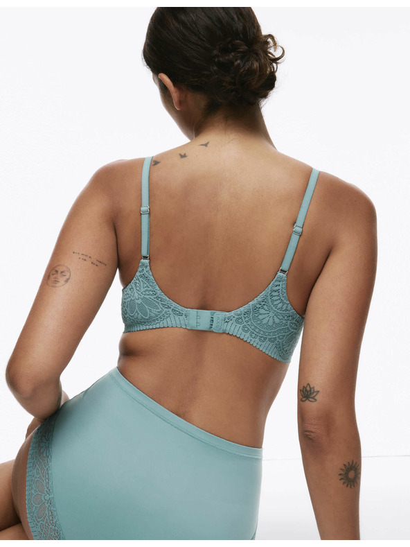 Marks & Spencer Гладък деколте сутиен Body Soft™ с банели, размер A–E Marks & Spencer зелен