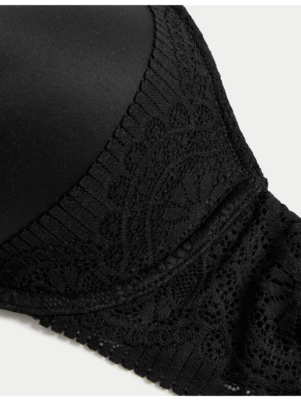 Marks & Spencer Гладък деколте сутиен Body Soft™ с банели, размер A–E Marks & Spencer черен