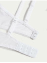 Marks & Spencer Деколте сутиен с банели и дантела, размер A–E Marks & Spencer бял