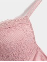 Marks & Spencer Деколте сутиен с банели и дантела, размер A–E Marks & Spencer розов