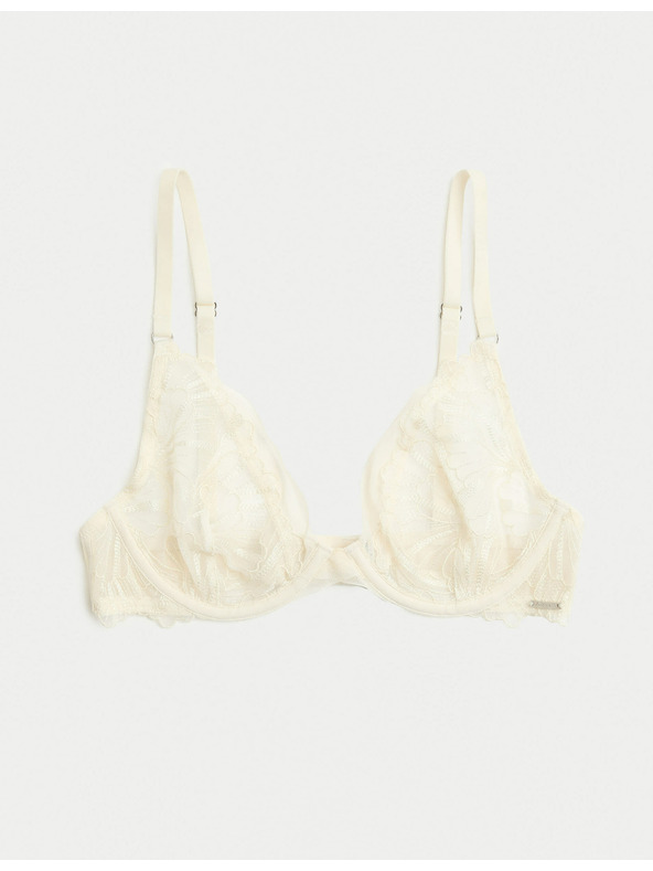 Marks & Spencer Сутиен с банели и бродерия Monaco (A-E) Marks & Spencer кремав