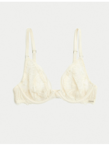 Marks & Spencer Сутиен с банели и бродерия Monaco (A-E) Marks & Spencer кремав