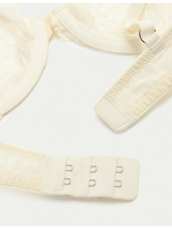 Marks & Spencer Сутиен с банели и бродерия Monaco (A-E) Marks & Spencer кремав