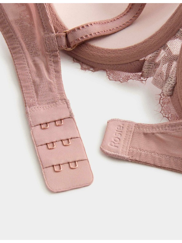 Marks & Spencer Дантелена балконна сутиен с банели и десен Forget Me Not (A-E) Marks & Spencer кафяв