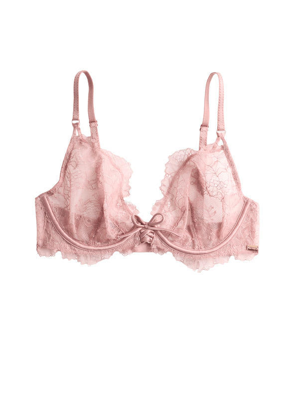 Marks & Spencer Дантелена сутиен с банели Forget Me Not (A-E) Marks & Spencer кафяв