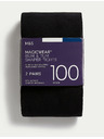 Marks & Spencer Непрозрачни чорапи Magicwear™, 100 DEN, комплект 2 бр. Marks & Spencer черен