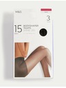 Marks & Spencer Опаковка от 3 чифта оформящи чорапи, 15 DEN Marks & Spencer черна