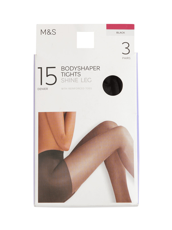 Marks & Spencer Опаковка от 3 чифта оформящи чорапи, 15 DEN Marks & Spencer черна