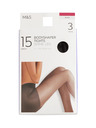 Marks & Spencer Опаковка от 3 чифта оформящи чорапи, 15 DEN Marks & Spencer черна
