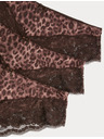 Marks & Spencer Бразилски бикини с дантела, 3 пакета Marks & Spencer кафяви