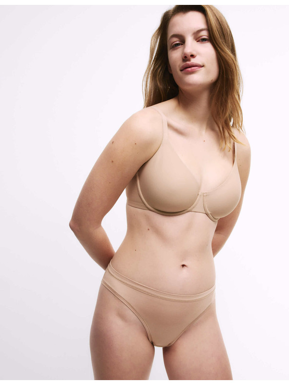 Marks & Spencer Високи бикини с технология Flexifit™ и висок процент модал, комплект 3 бр. Marks & Spencer бежов