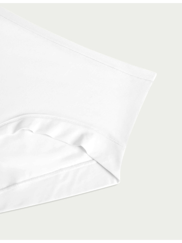 Marks & Spencer Шорти с висока талия и технология Flexifit™, комплект 3 бр. Marks & Spencer бял