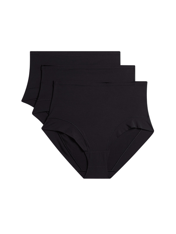 Marks & Spencer Шорти с висока талия и технология Flexifit™, комплект 3 бр. Marks & Spencer черен
